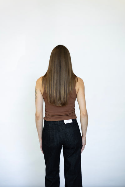 Mock neck tank for fall
