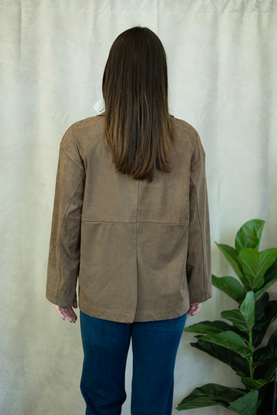 Women's suede jacket