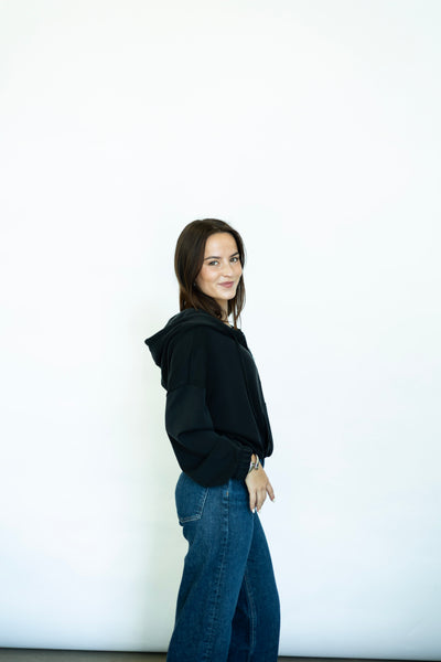 Cropped Athleisure hoodie