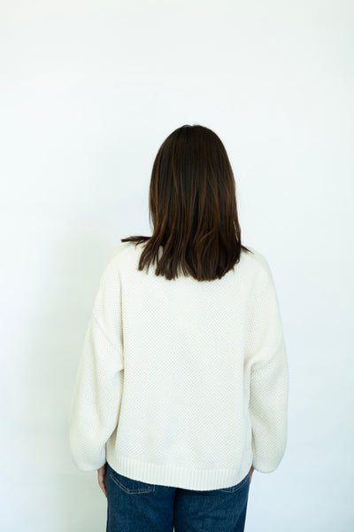 Cute front tie sweater 