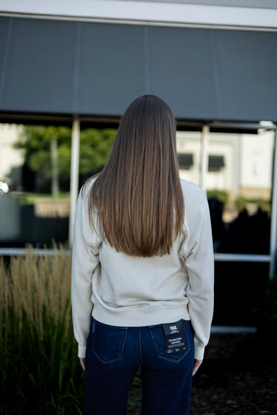 Women's neutral fall sweatshirt