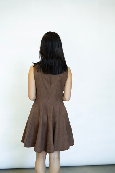 Far West Faux Suede Dress