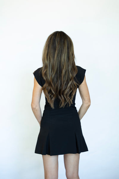 Most Wanted ZIp Front Mini Dress