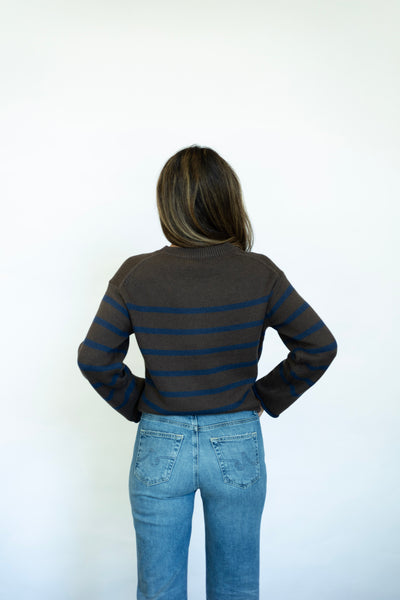 Lucia Striped Crewneck