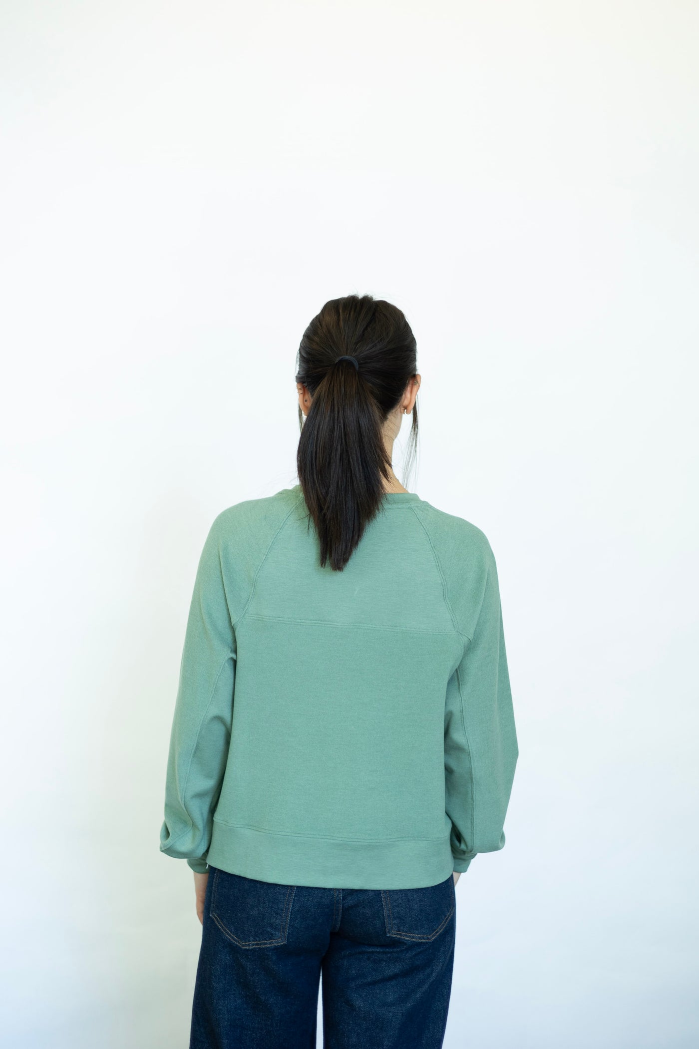 Raglan Duet Pullover With Side Snaps