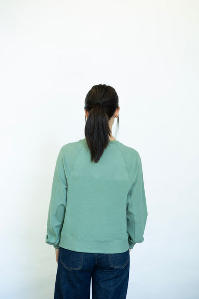 Raglan Duet Pullover With Side Snaps