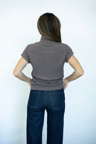 Forever Yours Funnel Rib Tee