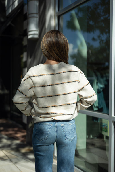 Crewneck Stripe Sweater