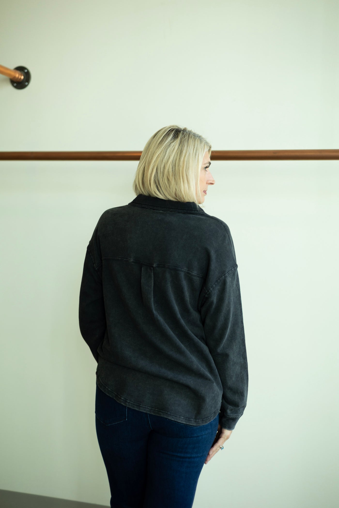 Knit Denim Jacket
