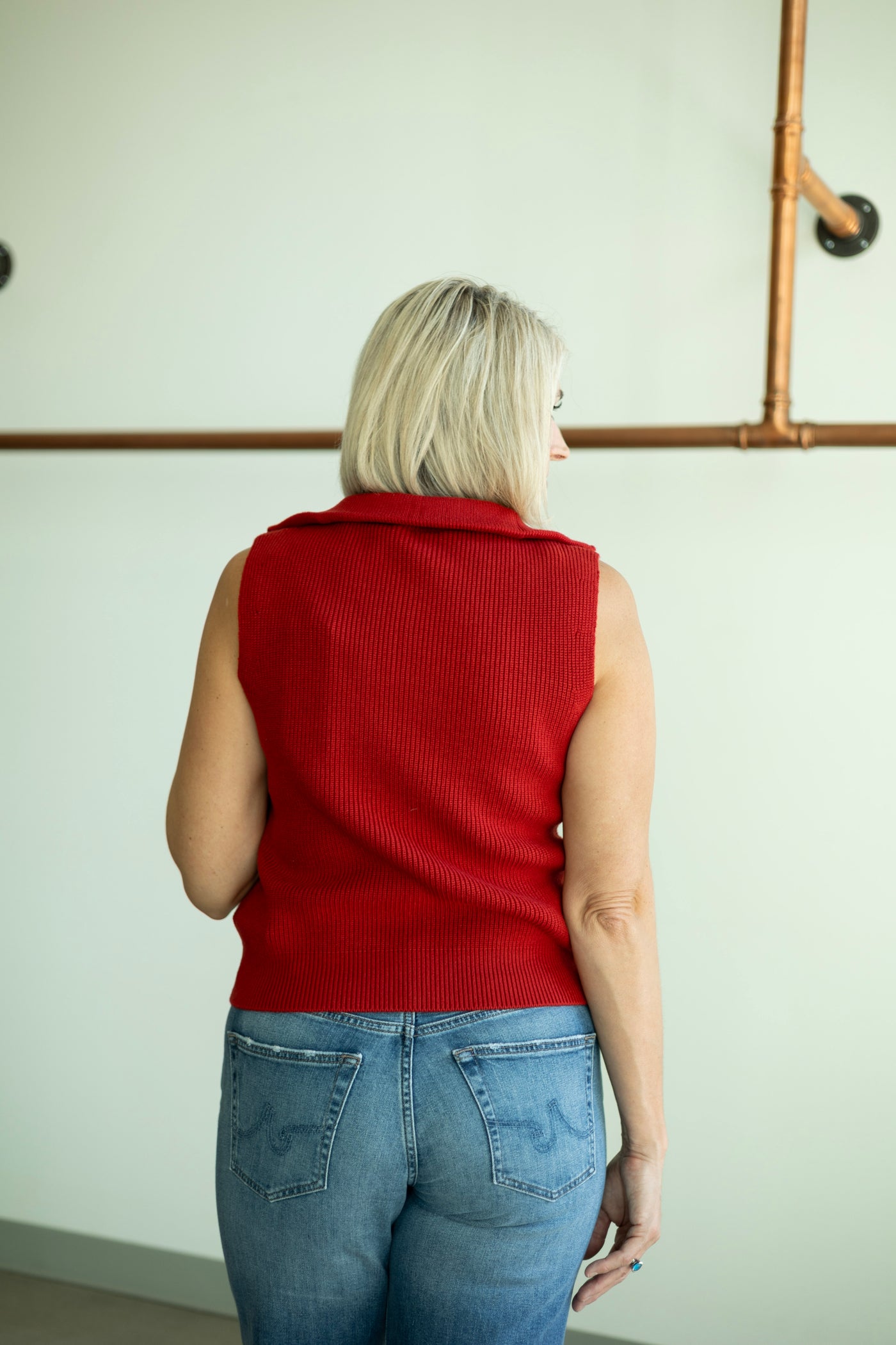 Amina Half Zip Knit