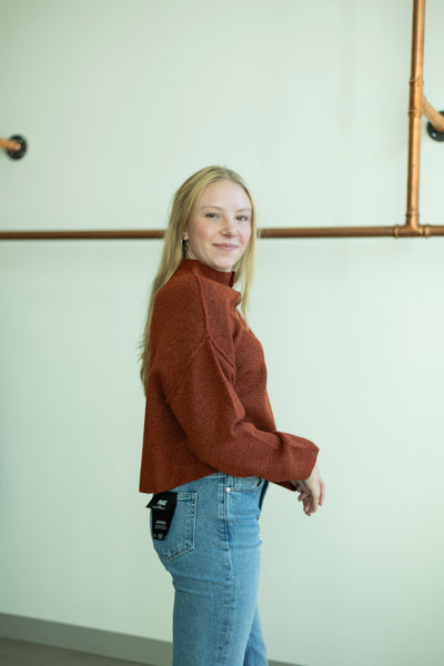 Half Button Down Sweater