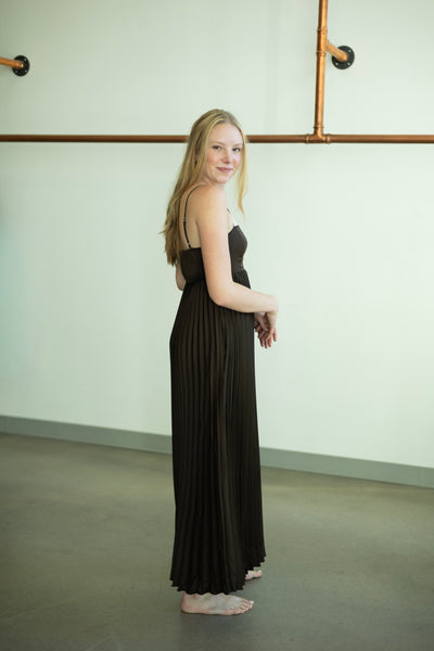 Pleating Maxi Dress