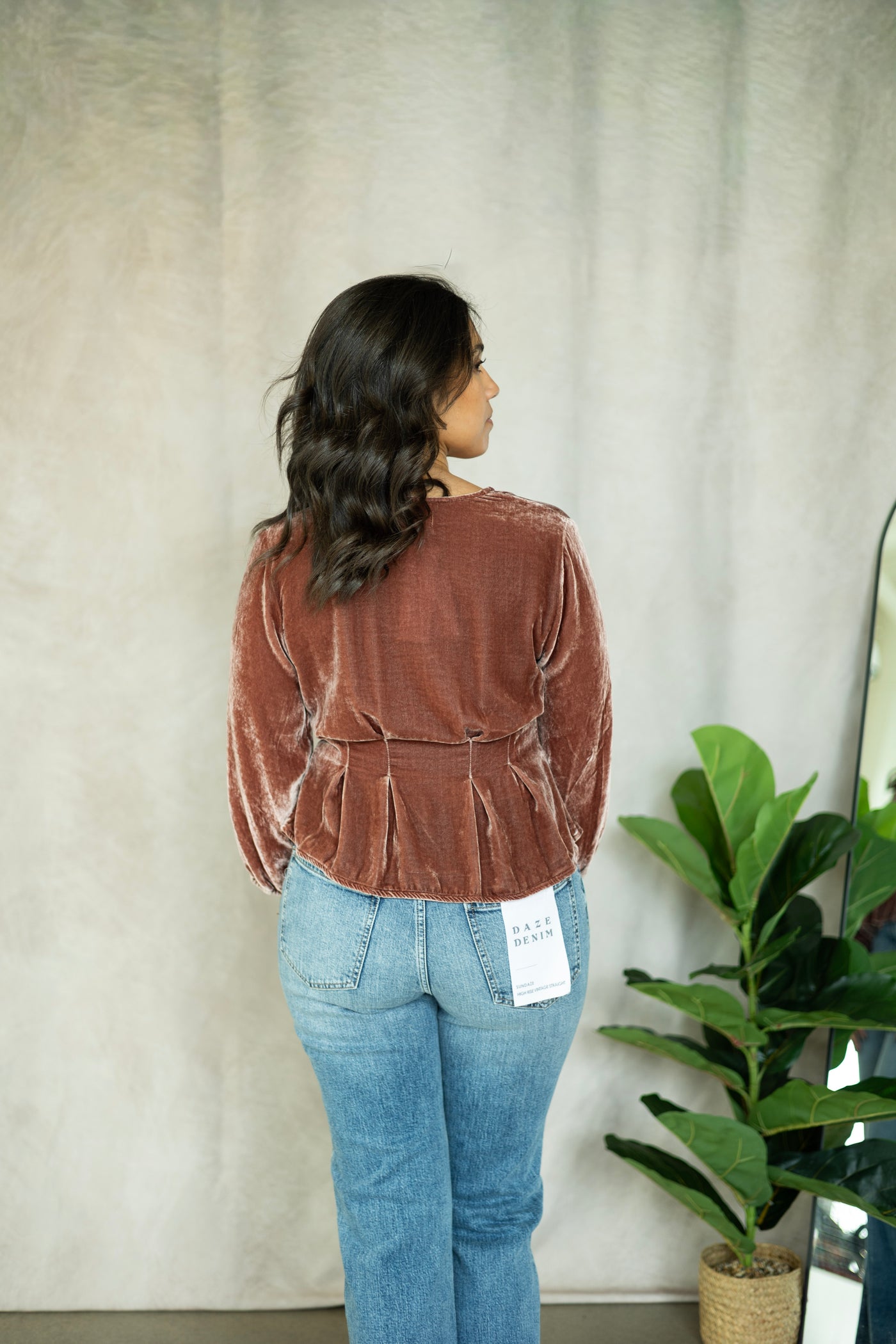 Elida Tie Front Blouse