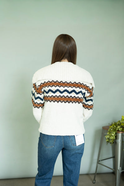 Cozy knitted jacket for women