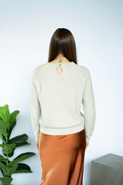 Cream light sweater