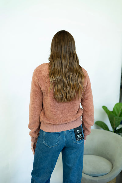 Cozy pink crewneck