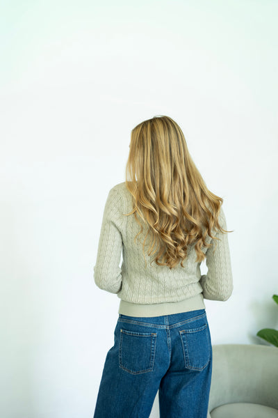 Light tan sweater for women