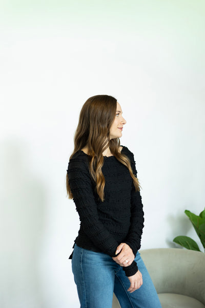 Long Sleeve Layered Ruffle Lace Top