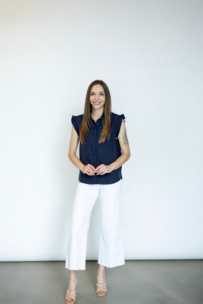 Allison Side Ruched Tee