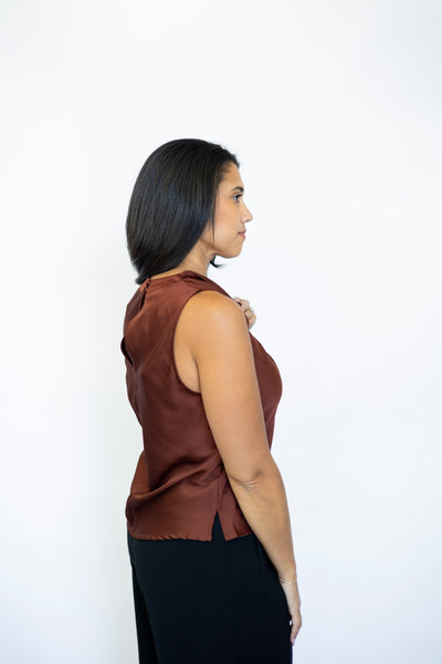 Maya Cowl Neck Top