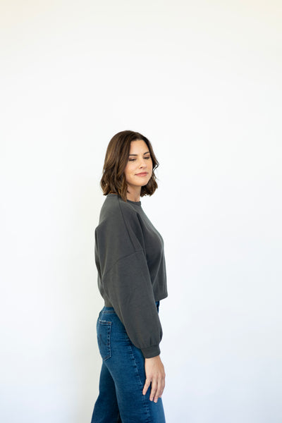 Relaxed Stay Crewneck Knit Top