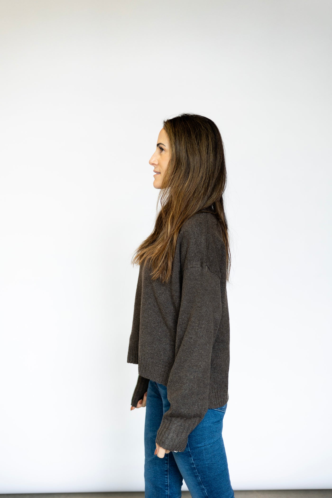 Rib Turtleneck Sweater