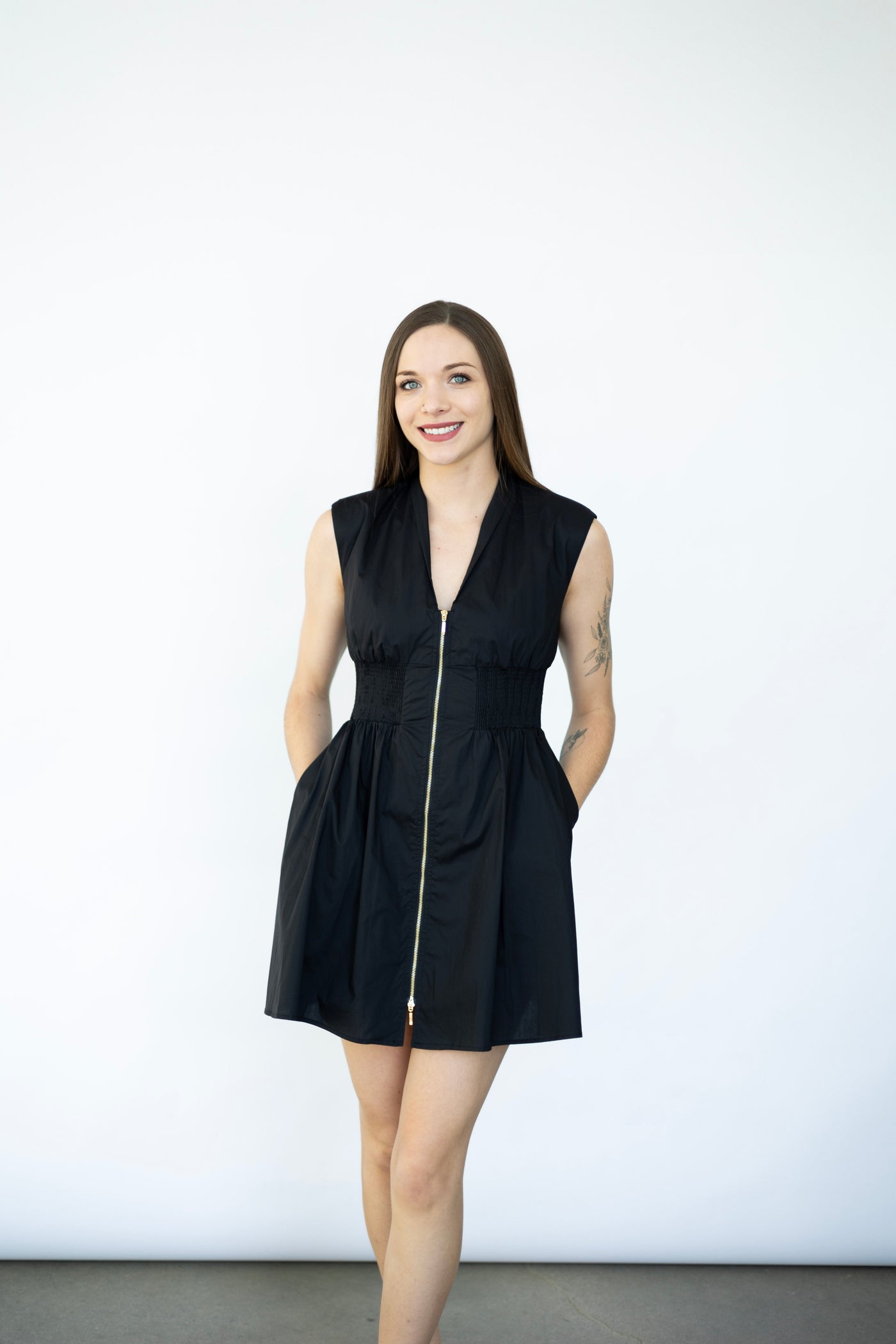 Women's little black dress