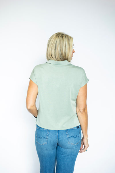 Buttery soft, cropped tee shirt