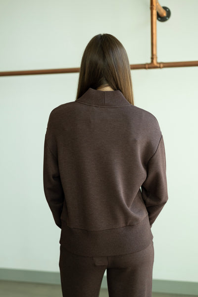 Sally Half Zip Sweat