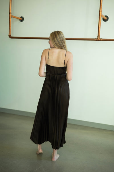 Pleating Maxi Dress