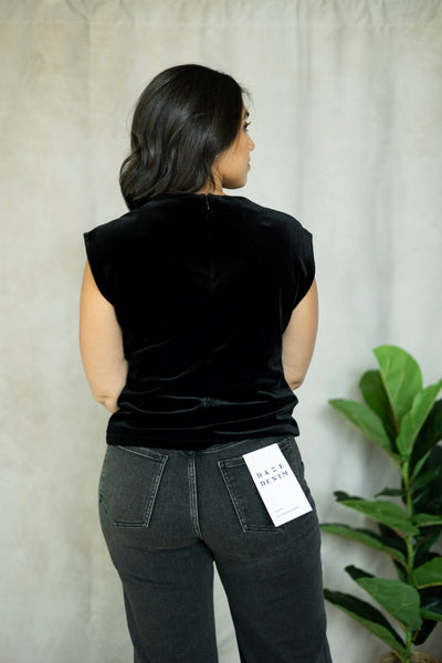 Pleated Sleeveless Top