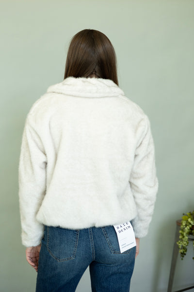 Faux fur jacket for women