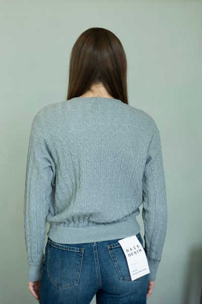 Classic gray sweater for women