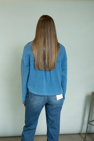 Cropped button up jacket