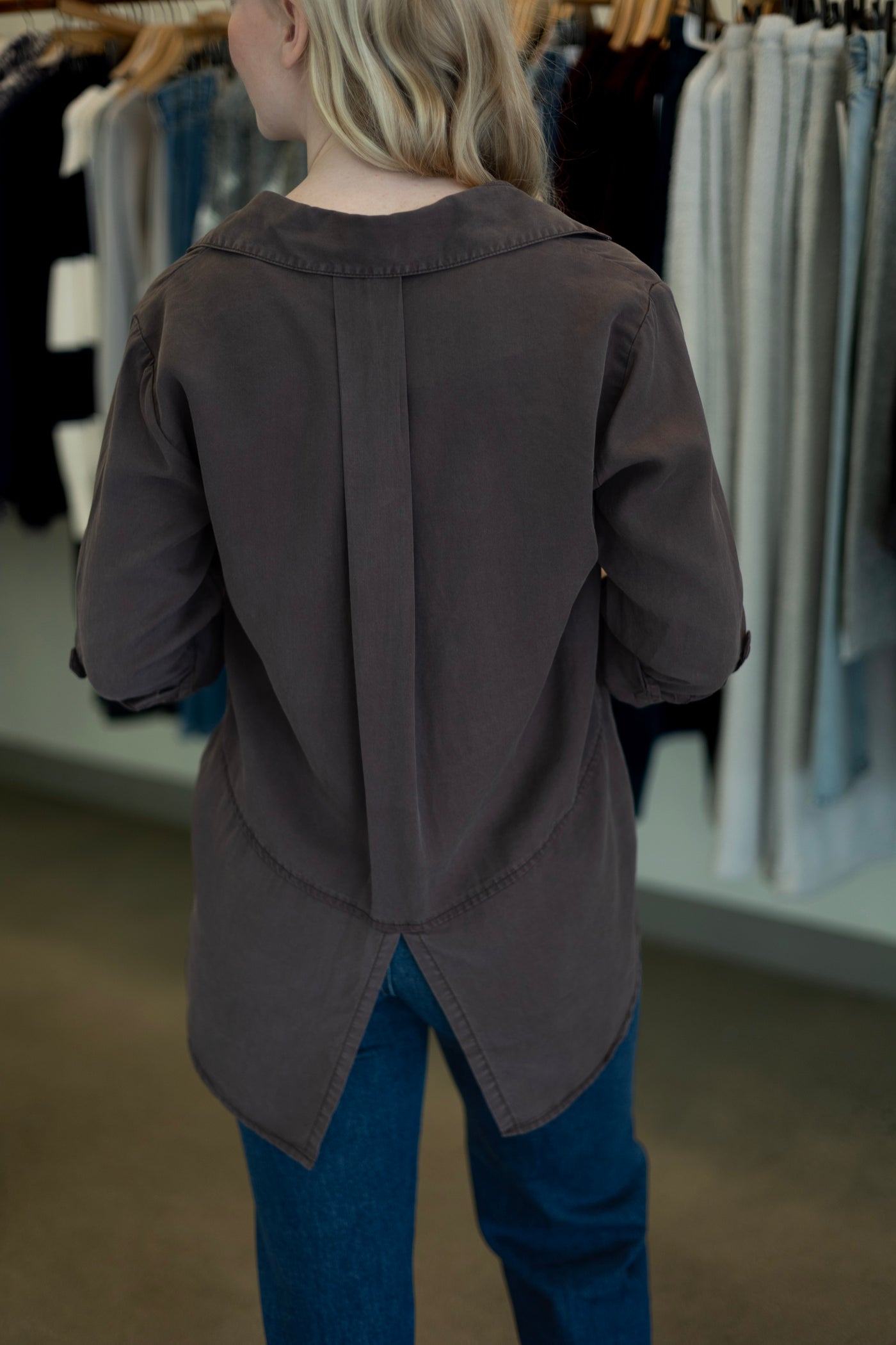 Long sleeve Tencel button down