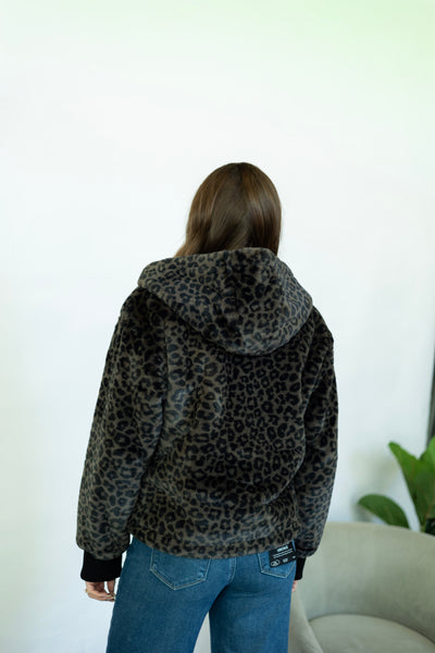 Lucia Fur Zip Up Jacket