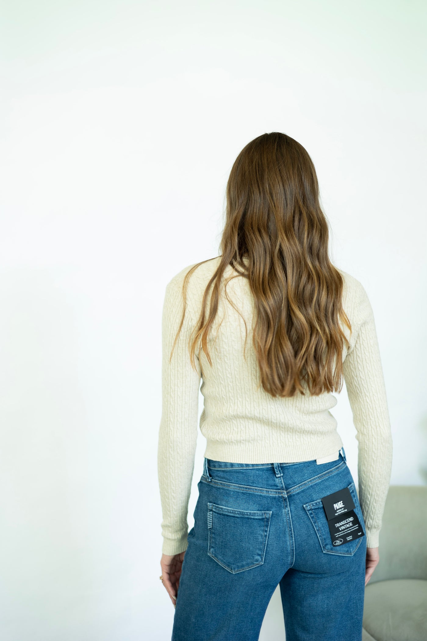 Light tan sweater for women