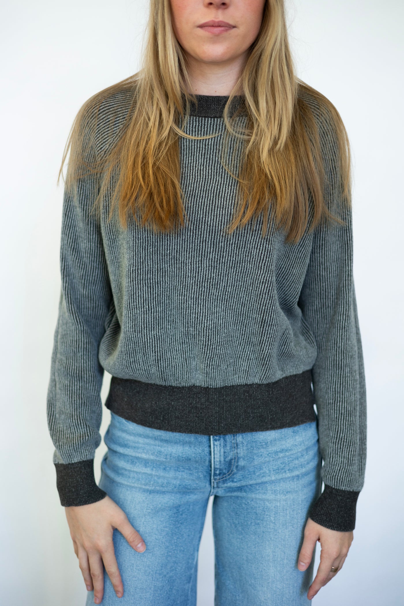 Harlow Hi-Low Crew Sweater