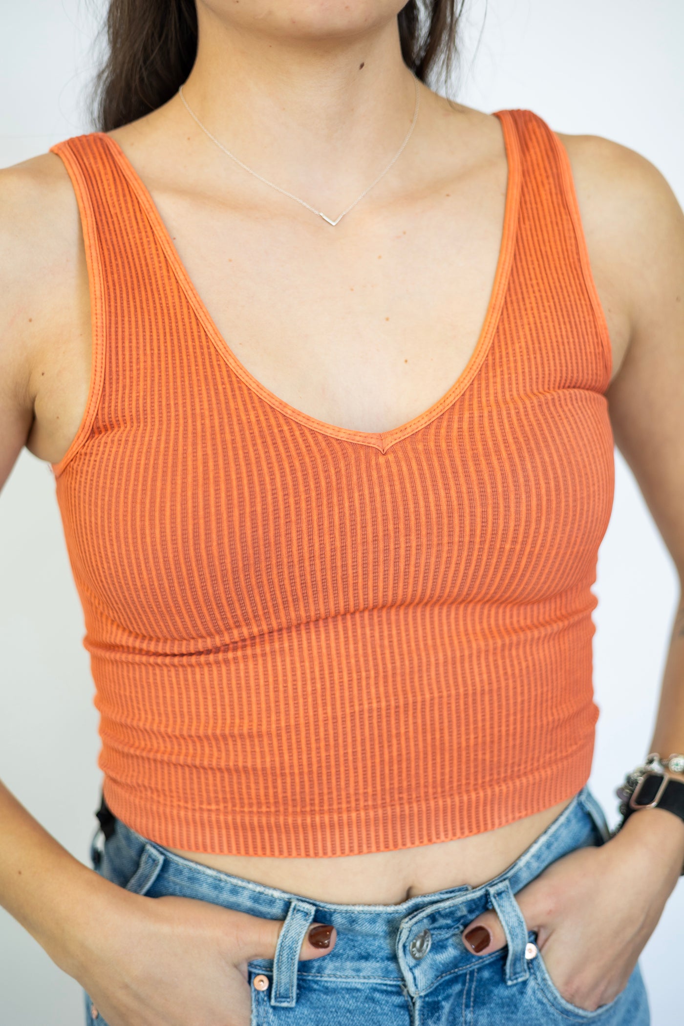 Vintage Reversible Crop Top