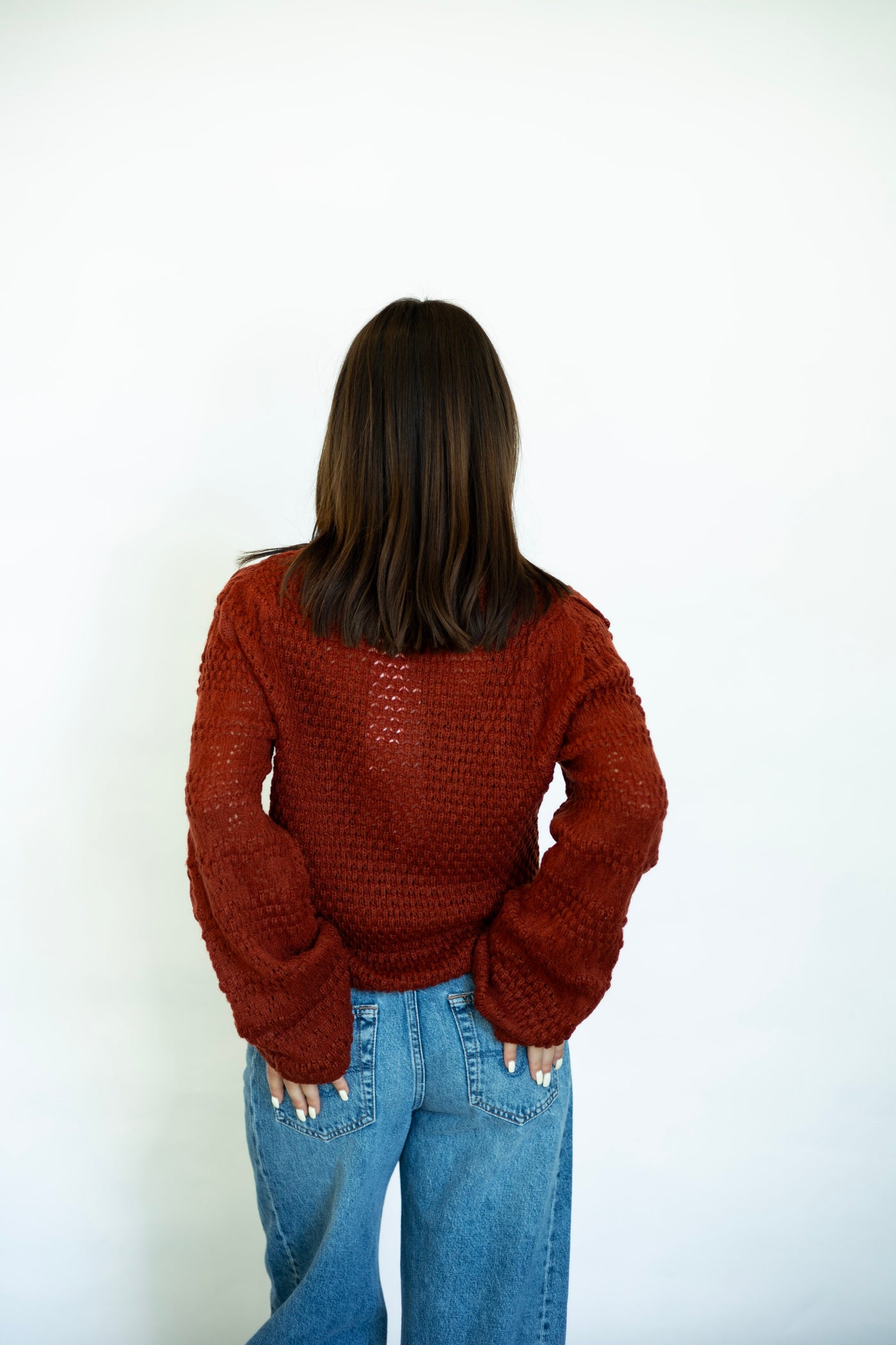 Cozy orange sweater