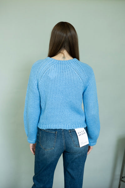 Light blue sweater for women