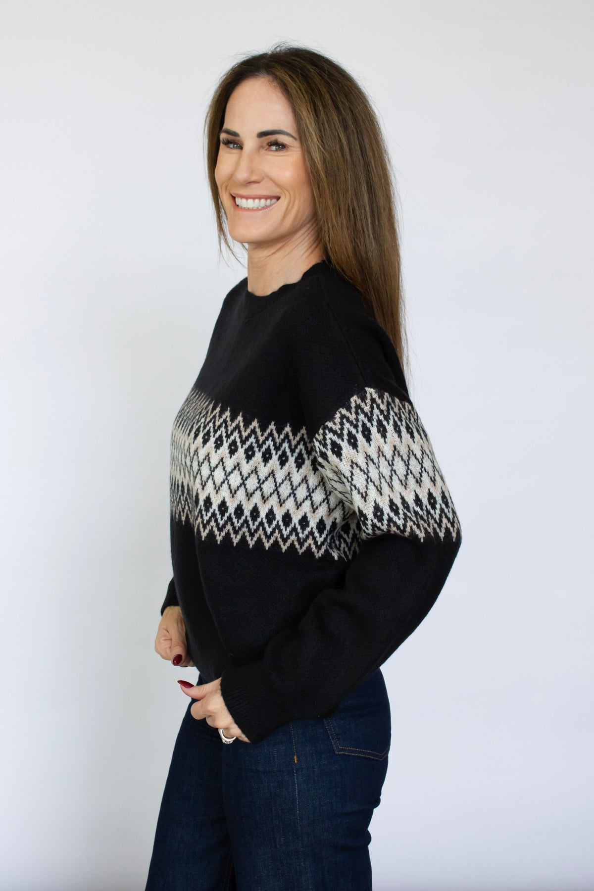 Argyle sweater