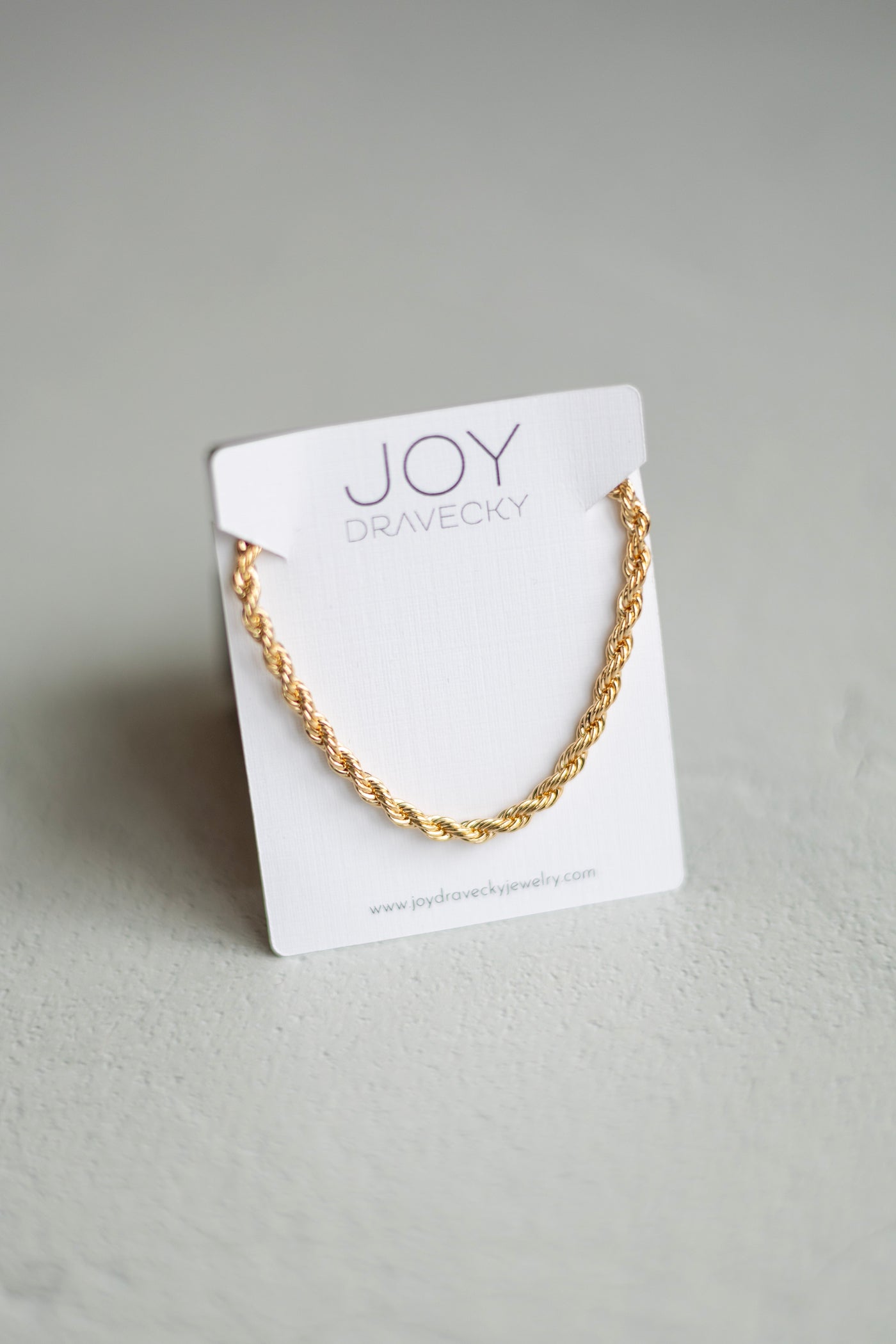 Joy Dravecky thick gold bracelet