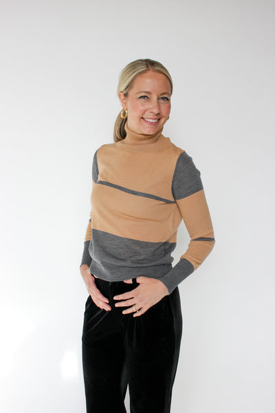 Block Color Sweater
