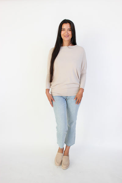 Off The Shoulder Dolman Sleeve