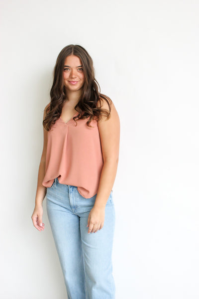 Cross Over Sleeveless Top