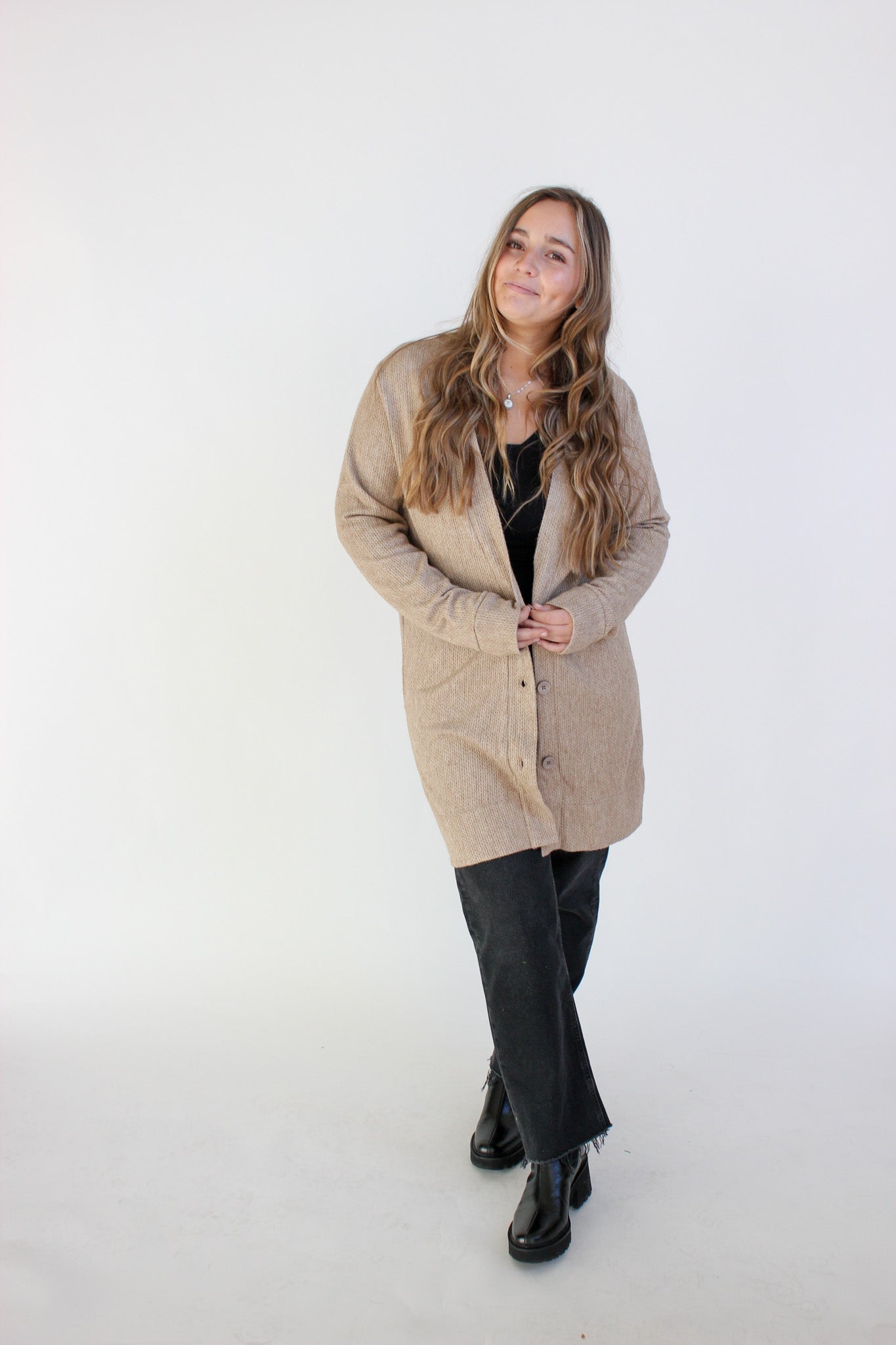 Button Front Cardigan