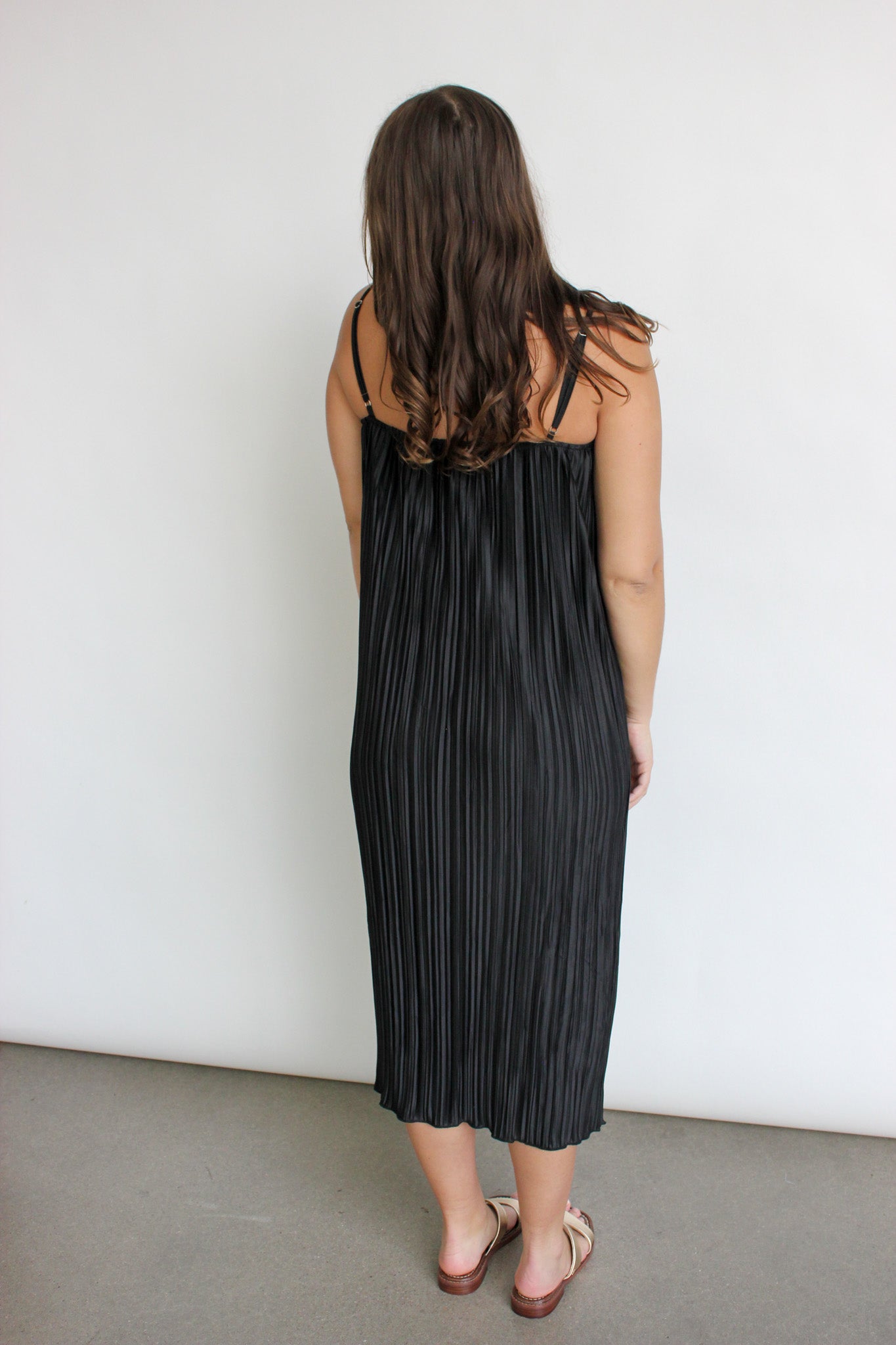 Crinkled Fabric Dress