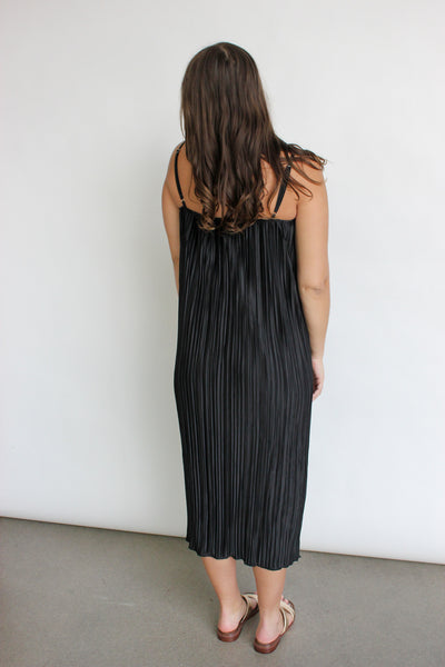Crinkled Fabric Dress