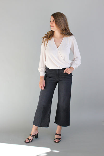 Smocked Cupro Blouse